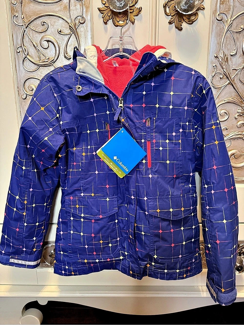 NWT 2 coats in 1!! Columbia Kids Geometric winter coat with zip in lining